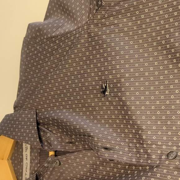 Etro Men's Italian Made Dark Gray Button down Dress Shirt - Size 40 EU Like New - Picture 7 of 7